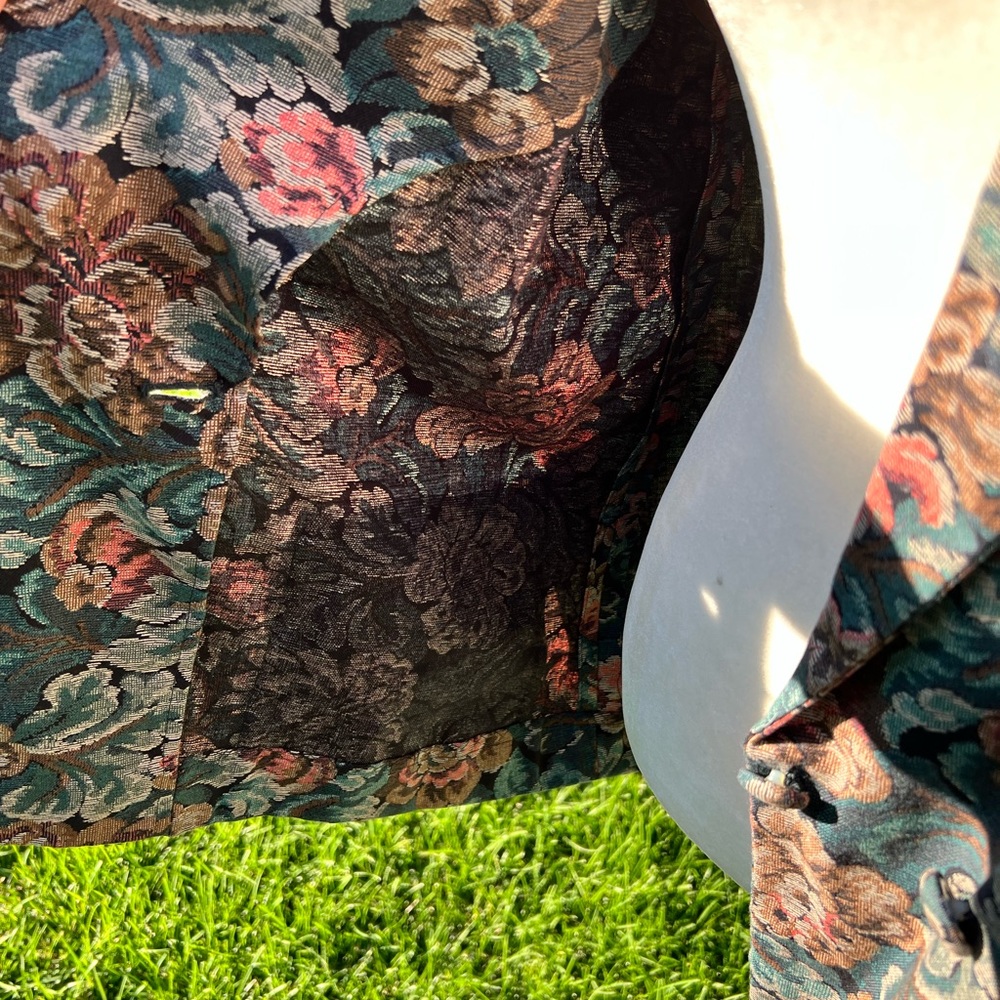 Vintage Tapestry Double Breasted Jacket - Picture 7 of 7